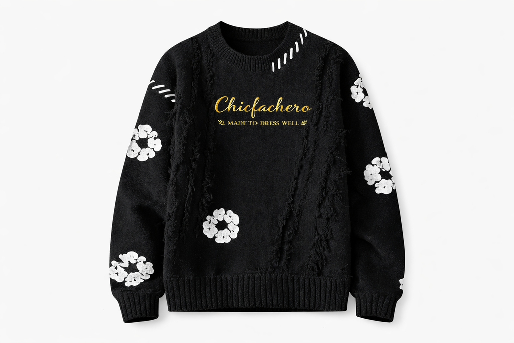 Chicfachero Noir Héritage Sweater