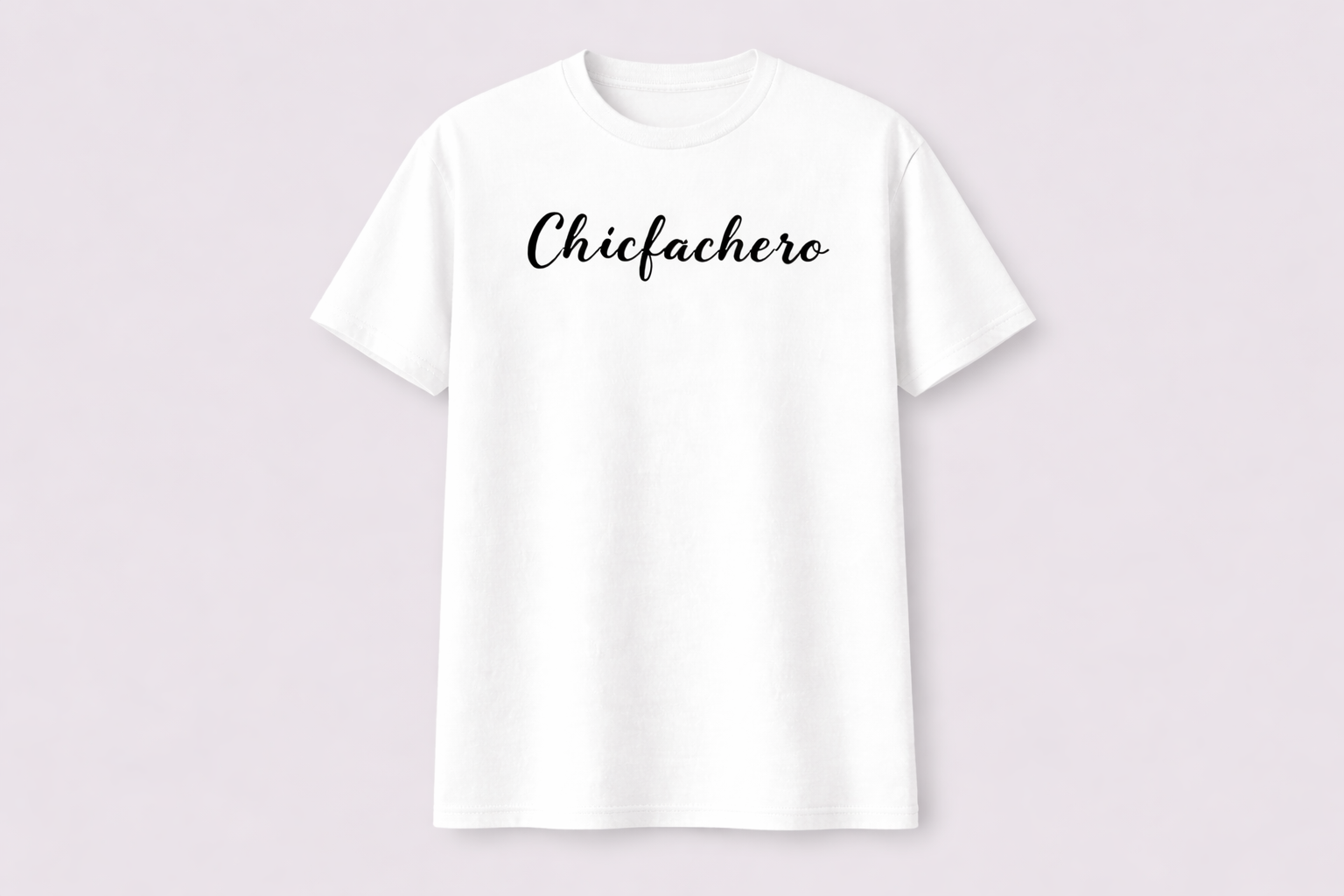 Chicfachero “Born to Dress Well” Signature Tee White