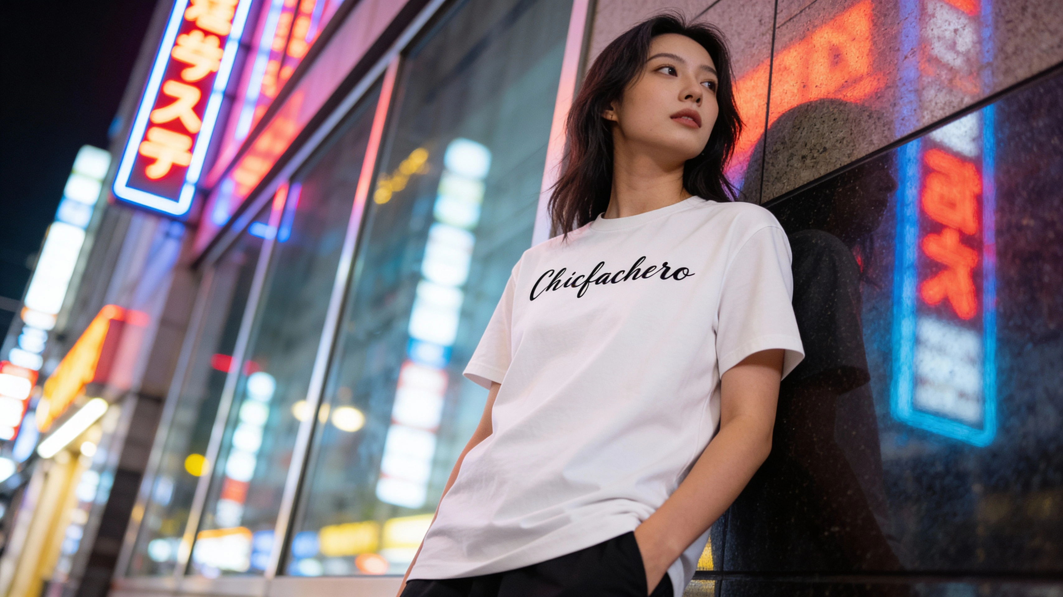 Chicfachero “Born to Dress Well” Signature Tee White