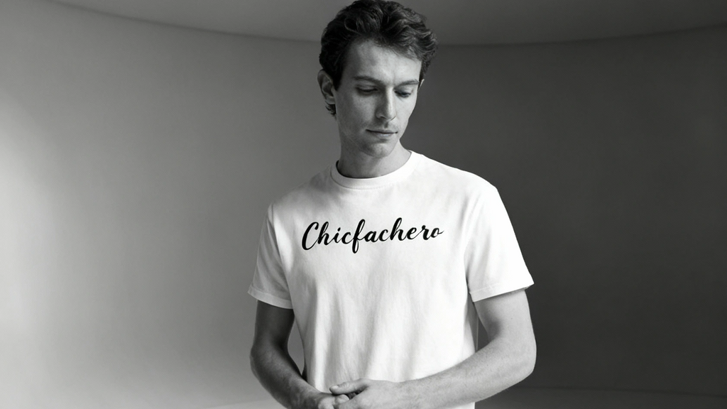 Chicfachero “Born to Dress Well” Signature Tee White