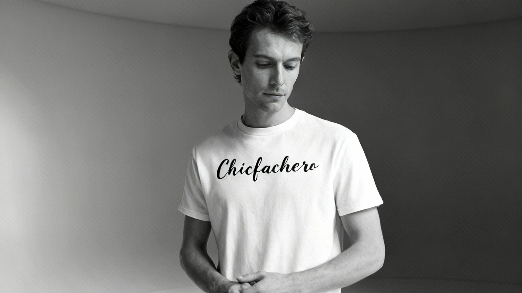 Chicfachero “Born to Dress Well” Signature Tee White