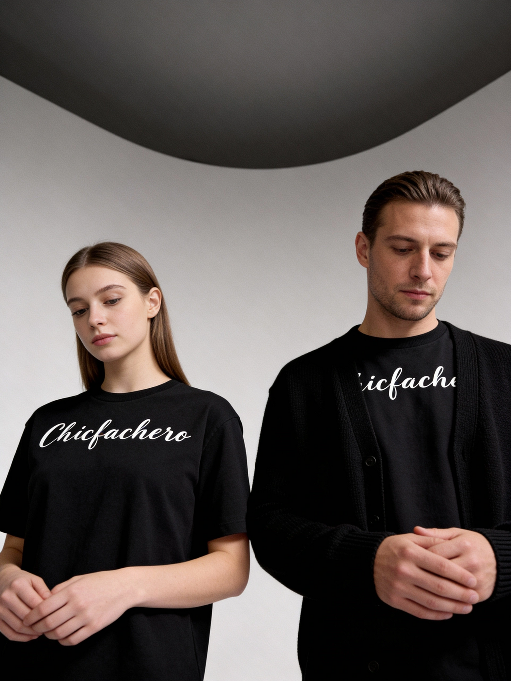Chicfachero “Born to Dress Well” Signature Tee Black