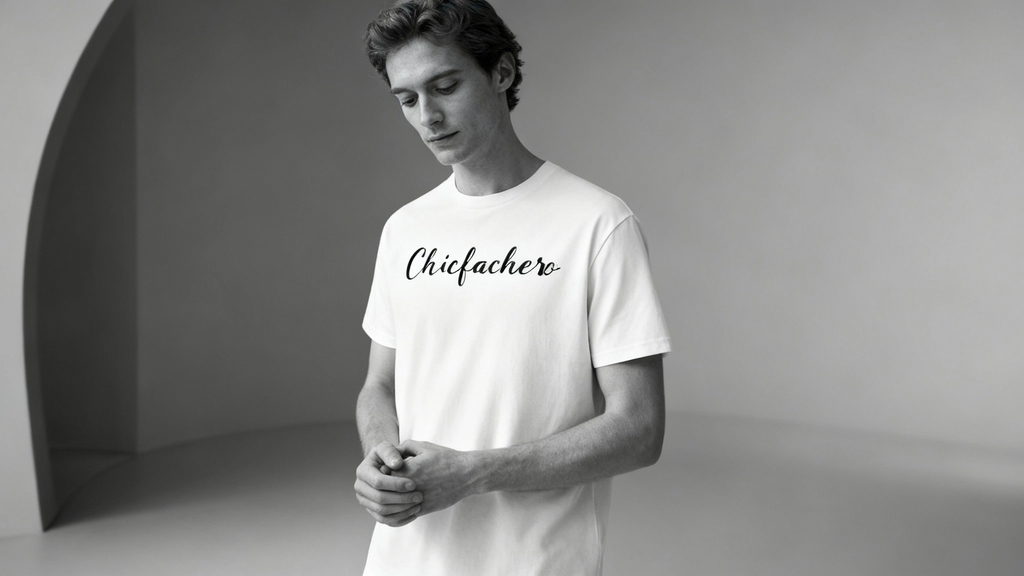 Chicfachero “Born to Dress Well” Signature Tee White