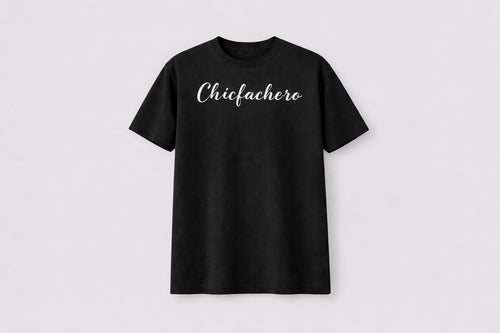 Chicfachero “Born to Dress Well” Signature Tee Black